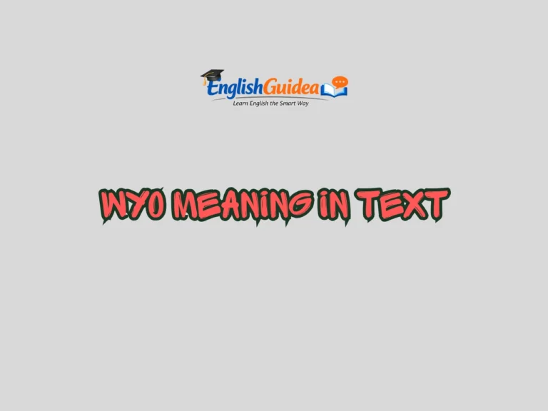 WYO Meaning in Text