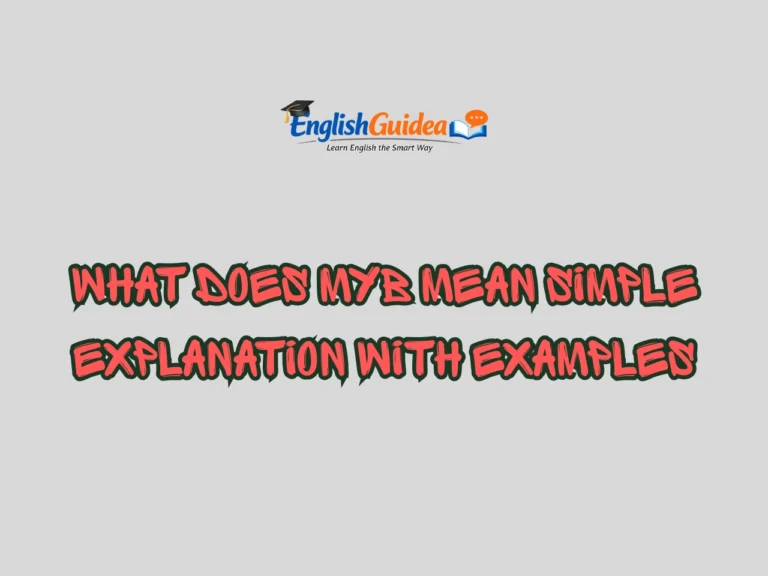 What Does MYB Mean Simple Explanation With Examples