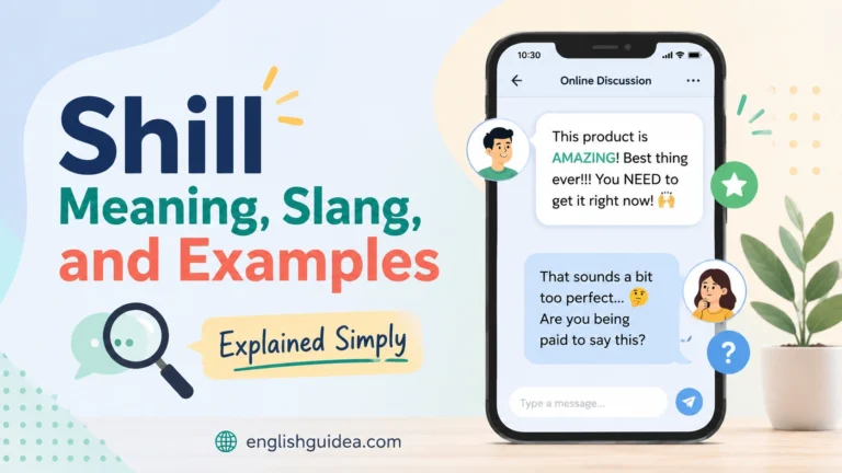 Shill Meaning