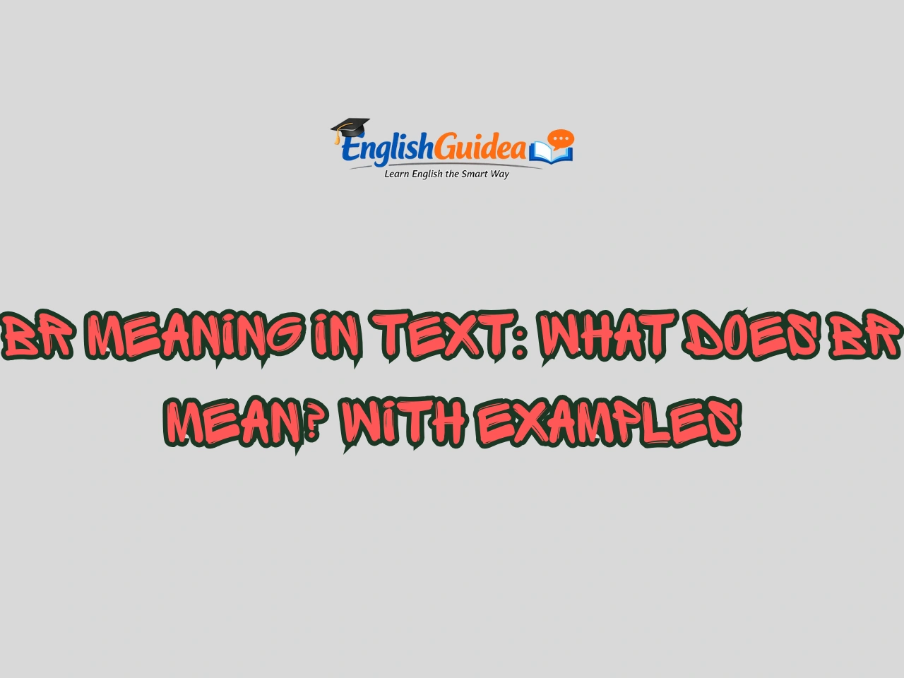 BR Meaning in Text