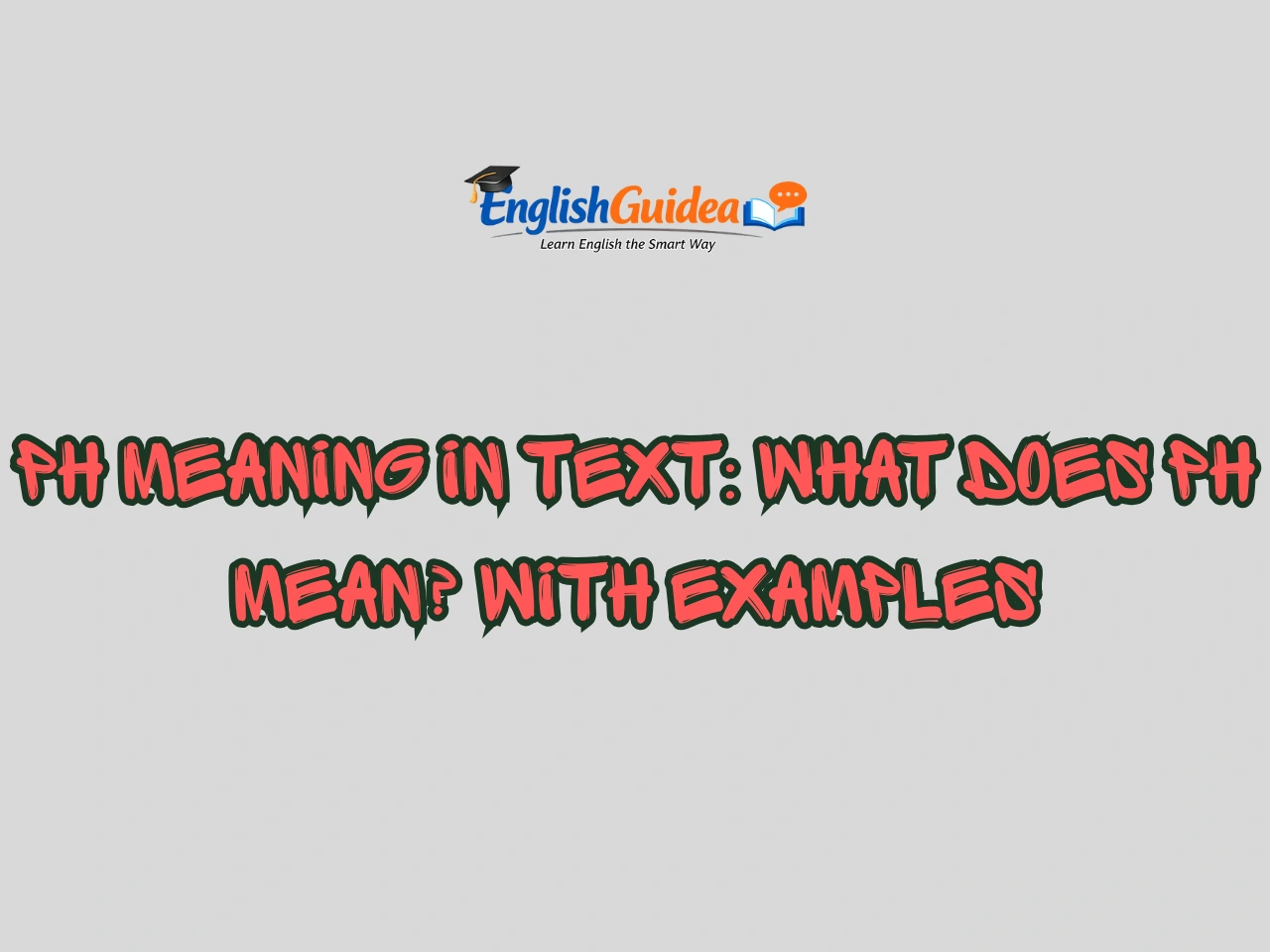 PH Meaning in Text