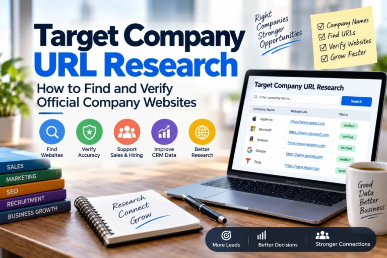 Target Company URL Research