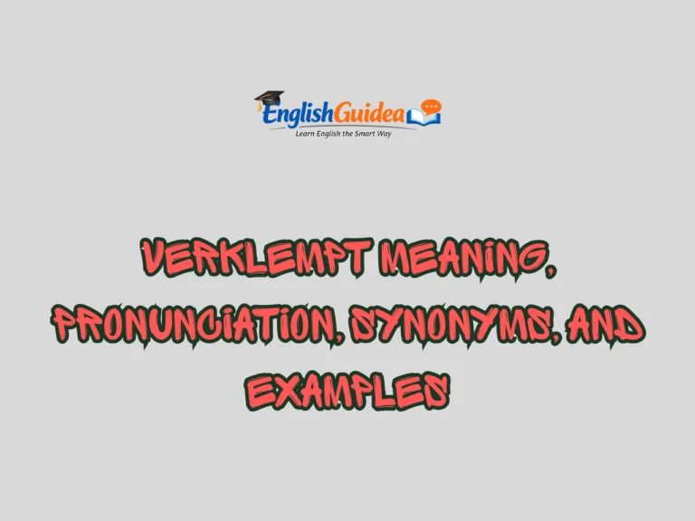 Verklempt Meaning