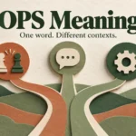 ops meaning