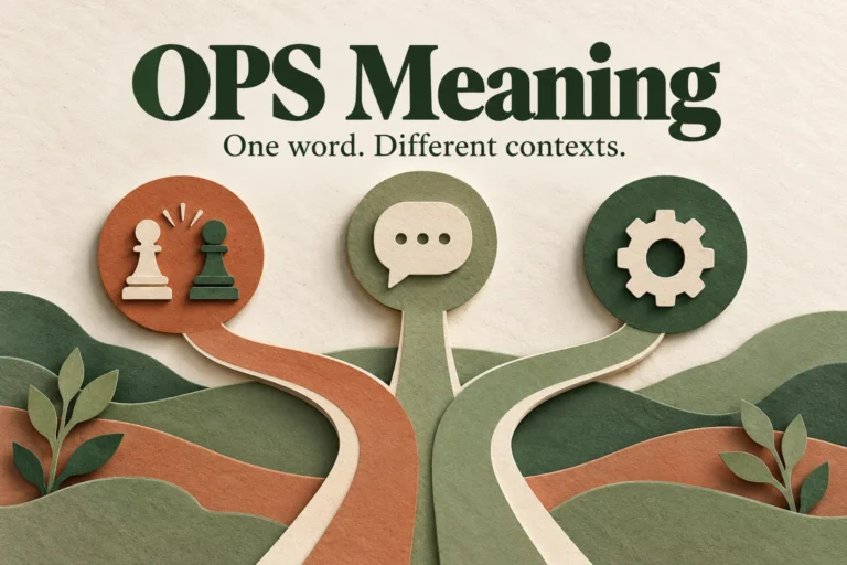 ops meaning