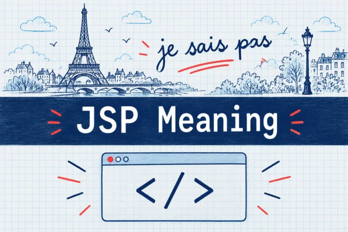 jsp meaning jsp meaning
