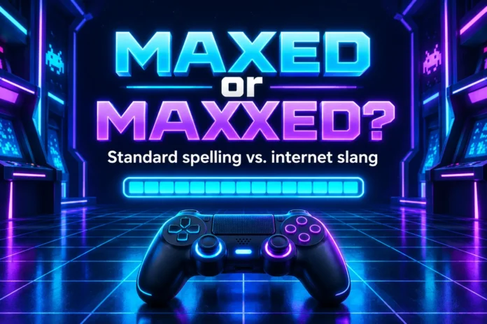 maxed or maxxed